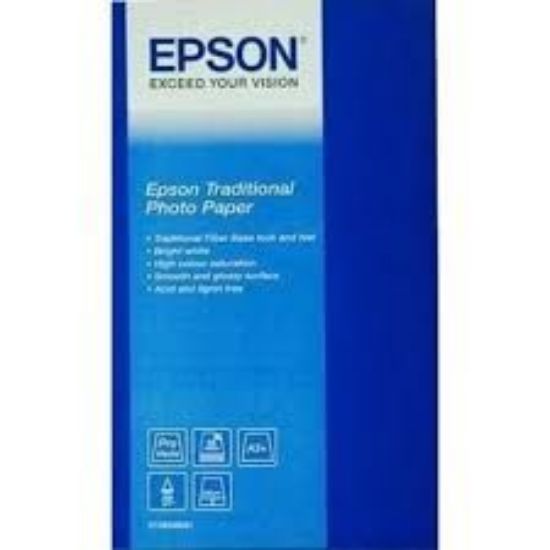 Зображення Фотопапір A3+ Epson Traditional Photo Paper, 25 арк,  300 г/м2 (C13S045051)