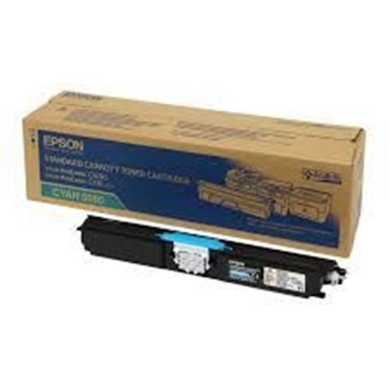 Изображение Тонер-картридж Epson Aculaser C1600, CX16 Cyan, 1600 стр. (C13S050560)