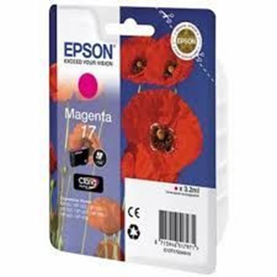 Зображення Картридж струменевий Epson 17 XP103,203,207 magenta (C13T17034A10)