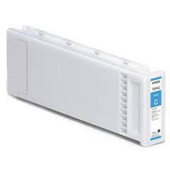 Изображение Картридж струменевий Epson SureColor SC-T3000, 5000, 7000 Cyan, 700мл (C13T694200)