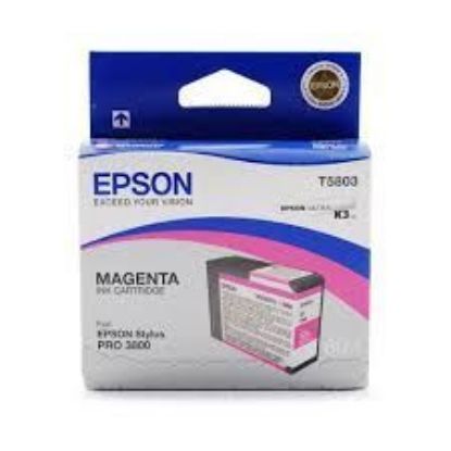 Зображення Картридж струменевий Epson Stylus PRO 3800 magenta 80 мл (C13T580300)