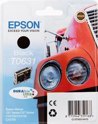 Изображение Картридж струменевий Epson St C67, C87, CX3700, 4100, 4700 black (C13T06314A10)