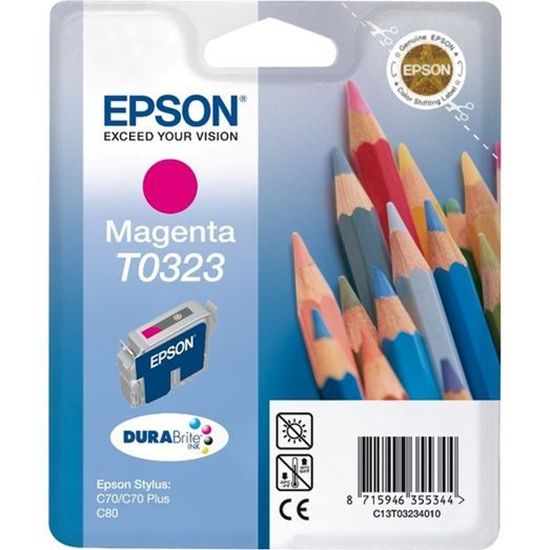 Изображение Картридж струменевий Epson St C70, C80 magenta (C13T03234010)