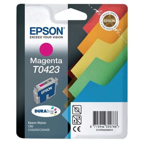 Изображение Картридж струменевий Epson St C82, CX5200,5400 magenta (C13T04234010)