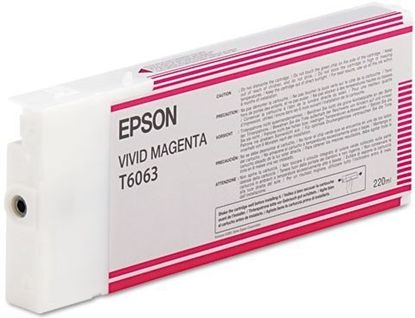 Изображение Картридж струменевий Epson StPro 4880 vivid magenta, 220мл (C13T606300)