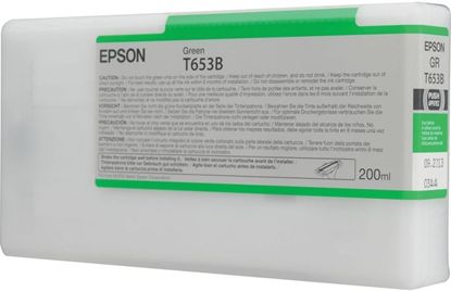 Изображение Картридж струменевий Epson StPro 4900 green, 200мл (C13T653B00)