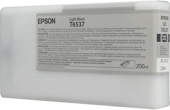 Изображение Картридж струменевий Epson StPro 4900 light black, 200мл (C13T653700)