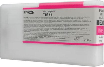 Изображение Картридж струменевий Epson StPro 4900 vivid magenta, 200мл (C13T653300)