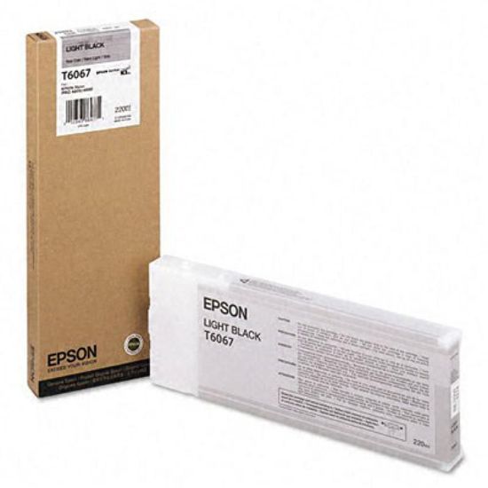 Изображение Картридж струменевий Epson StPro 4800, 4880 light black, 220мл (C13T606700)