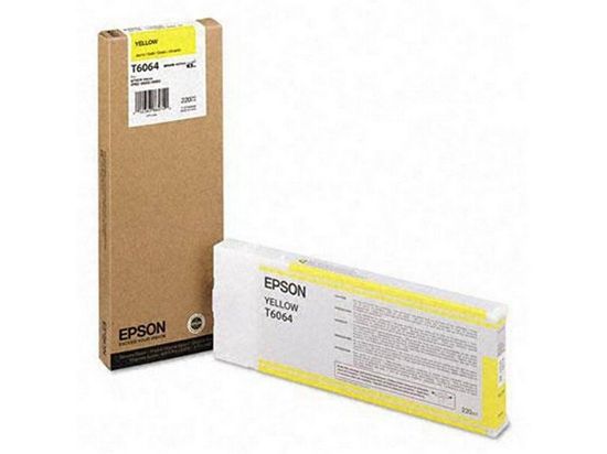 Изображение Картридж струменевий Epson StPro 4800, 4880 yellow, 220мл (C13T606400)