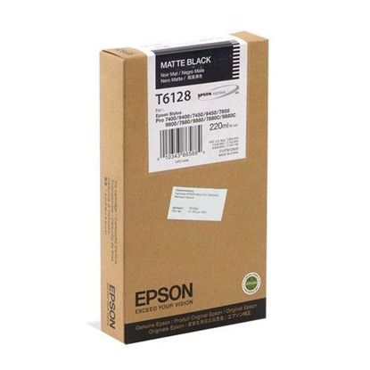 Изображение Картридж струменевий Epson StPro 7800, 9800, 7400, 9400, 7450, 9450, 7880, 9880 matte black 220ml (C13T612800)