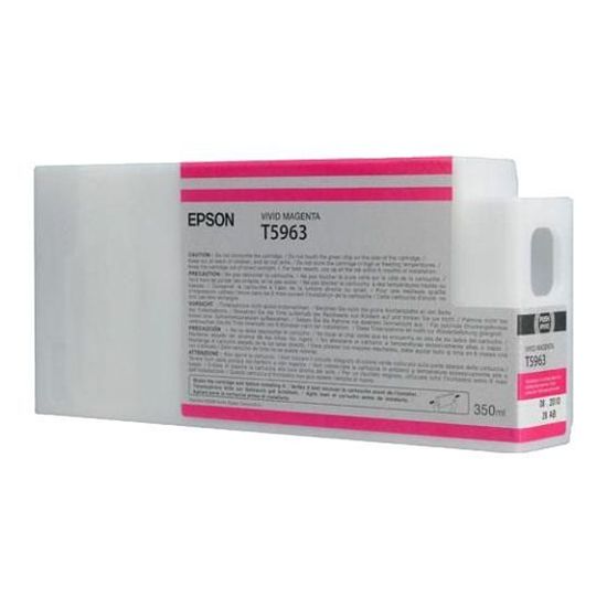 Изображение Картридж струменевий Epson StPro 7700, 7890, 7900, WT7900, 9700, 9890, 9900 vivid magenta, 350 мл (C13T596300)