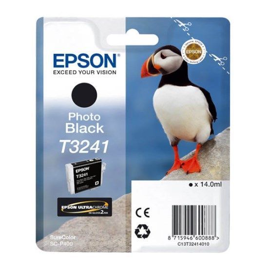 Зображення Картридж cтруменевий Epson SureColor SC-P400 photo black (C13T32414010)