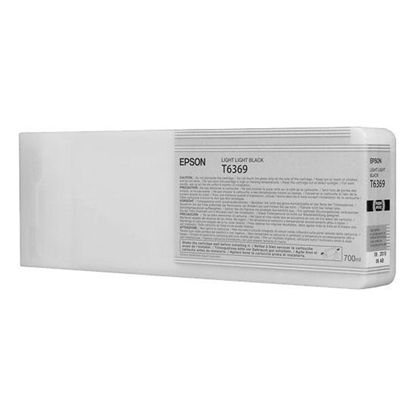 Изображение Картридж струменевий Epson StPro 7890, 7900, WT7900, 9700, 9890, 9900 light light black, 700 мл (C13T636900)