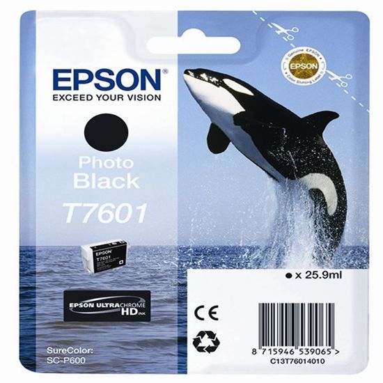 Изображение Картридж струменевий Epson SureColor SC-P600 black (C13T76014010)