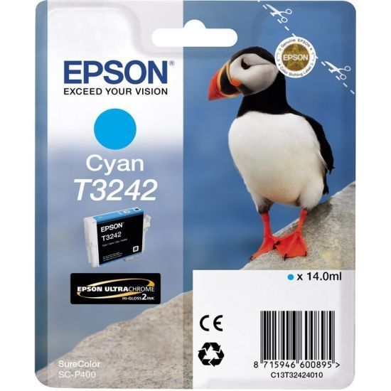 Изображение Картридж cтруменевий Epson SureColor SC-P400 cyan (C13T32424010)