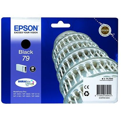 Изображение Картридж cтруменевий Epson WF-4630, WF-4640, WF-5110, WF-5190, WF-5620, WF-5690 black (C13T79114010)