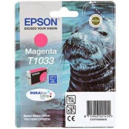 Зображення Картридж cтруменевий Epson StT30, 40W, TX550W, 510FN, 600FW magenta (C13T10334A10)