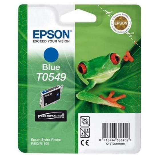 Зображення Картридж cтруменевий Epson StPhoto R800, R1800 blue (C13T05494010)