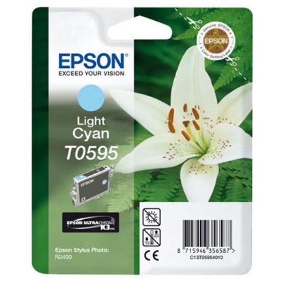 Зображення Картридж cтруменевий Epson StPhoto R2400 light cyan (C13T05954010)