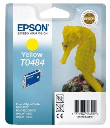 Изображение Картридж cтруменевий Epson StPhoto R200, 220, 300, 320, 340; RX500, 600, 620, 640 yellow (C13T04844010)