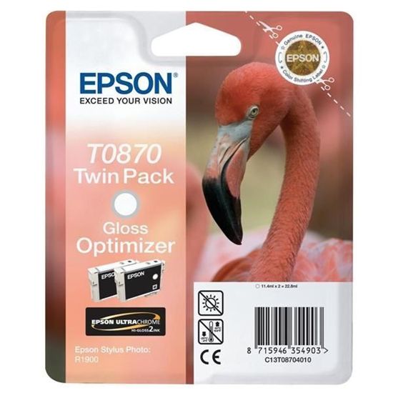 Зображення Картридж cтруменевий Epson StPhoto R1900 gloss optimiser (double)