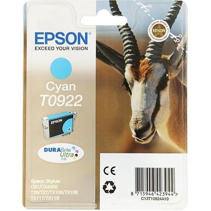 Зображення Картридж cтруменевий Epson St C91, CX4300 cyan (C13T10824A10)