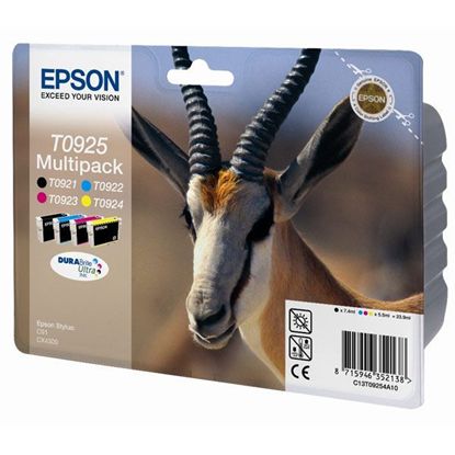 Изображение Картридж cтруменевий Epson St C91,CX4300 Bundle набір /C,M,Y,Bk/ (C13T10854A10)