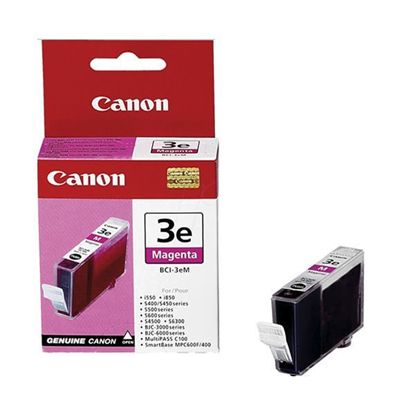 Изображение Картридж cтруменевий Canon  BCI-3eM Magenta BJC-3000,6000,6100,6200,6500, BJ-i550,i850,i6500, S400,450,4500,500,520,600,630,6300,750, SmartBase MPC400,600F,MP700Photo,MP730 (4481A002)