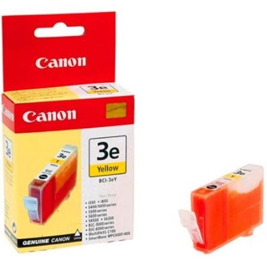 Изображение Картридж cтруменевий Canon BCI-3eY Yellow для BJC-3000,6000,6100,6200,6500, BJ-i550,i850,i6500, S400,450,4500,500,520,600,630,6300,750, SmartBase MPC400,600F,MP700Photo,MP730 (4482A002)