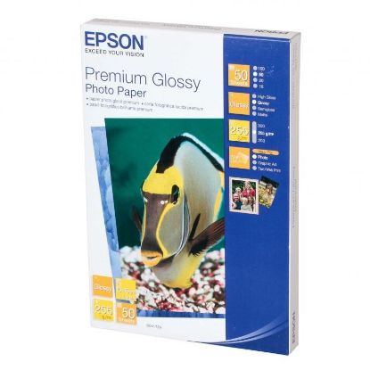 Изображение Фотопапір 100 x 150 мм Epson Premium Glossy Photo Paper,  50 арк, 250 г/м2 (C13S041729)