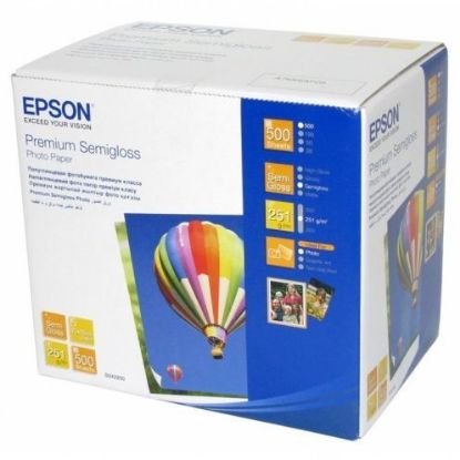 Изображение Фотопапір 100 x 150 мм Epson Premium Semiglossy Photo Paper,  500 арк, 250 г/м2 (C13S042200)