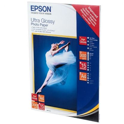 Зображення Фотопапір 100 x 150 мм Epson Ultra Glossy Photo Paper, 50 арк, 300 г/м2 (C13S041943)