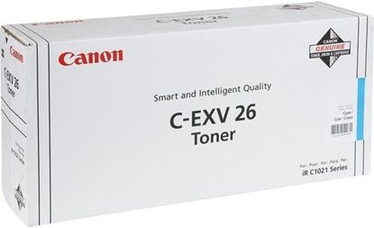 Зображення Тонер-картридж Canon C-EXV26 Cyan для iRC1021, 6000 стр@6%