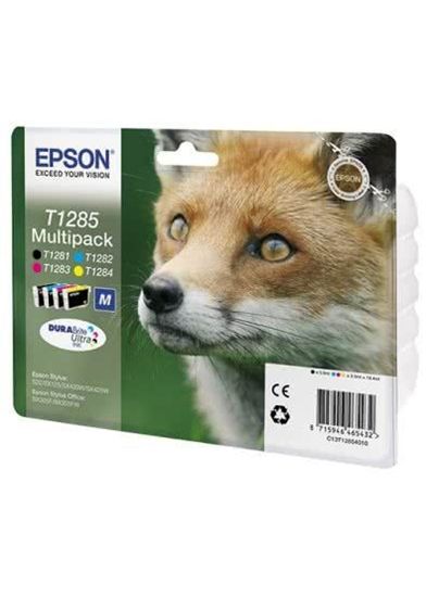 Зображення Картридж струменевий Epson St SX125,SX420W/425W Bundle набір /C,M,Y,Bk/ (C13T12854010)