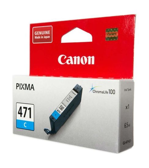 Изображение Картридж струменевий Canon CLI-471 Cyan, шт (0401C001AA)