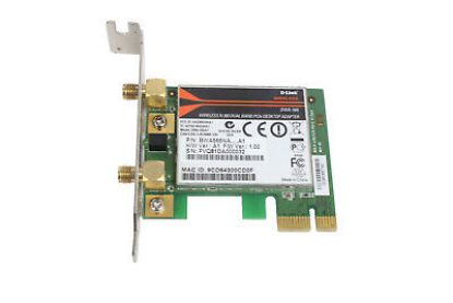 Изображение Беспроводний двухдиапазонний PCI Express адаптер D-Link DWA-566 N300, 2.4ГГц/5ГГц, EEE 802.11a/b/g/n (DWA-566)