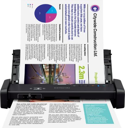 Изображение Сканер A4 Epson WorkForce DS-310, портативний (B11B241401)