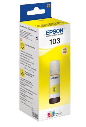 Зображення Контейнер з чорнилом Epson 103 Yellow для EcoTank (C13T00S44A)