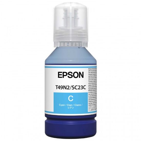 Зображення Контейнер з чорнилом Epson T49N2/SC23C Cyan 140ml для SureColor SC-T3100 (C13T49H200)