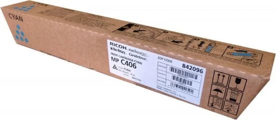 Зображення Тонер-картридж Ricoh MP C406 бірюзовий (842096)