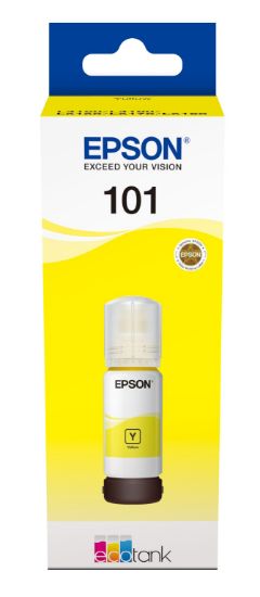 Изображение Контейнер з чорнилом Epson 101 Yellow (C13T03V44A)