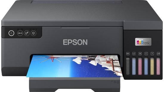 Зображення Фотопринтер А4 Epson EcoTank L8050, 6-ти кольоровий, недорогий фотодрук (C11CK37403) 