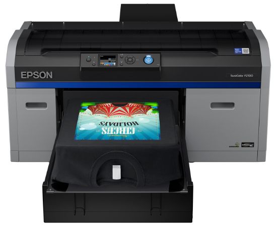 Зображення Принтер Epson SureColor SC-F2100 5C, 5 кольорів, друк на текстилі (C11CF82301A0)