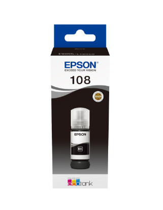 Изображение Контейнер з чорнилом  Epson 108 Black (C13T09C14A)