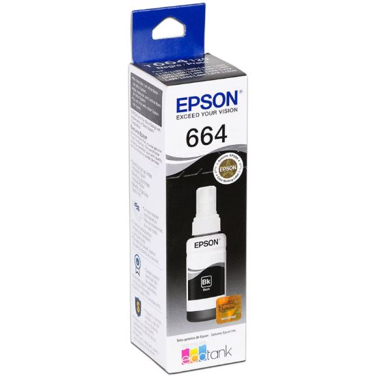 Изображение Контейнер з чорнилом Epson 664 Black (C13T66414A)