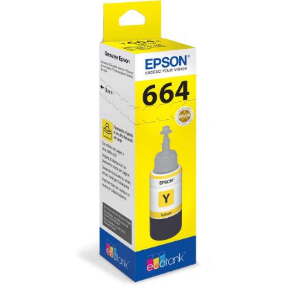 Зображення Контейнер з чорнилом Epson 664 Yellow (C13T66444A)