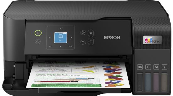 Изображение БФП A4 Epson EcoTank L3560, 3 в 1, 33 cтор./хв (C11CK58404)