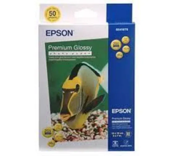 Зображення Фотопапір 130 x 180 мм Epson Premium Glossy Photo Paper,  50 арк, 250 г/м2 (C13S041875)