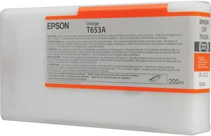 Изображение Картридж струменевий Epson StPro 4900 orange, 200мл (C13T653A00)